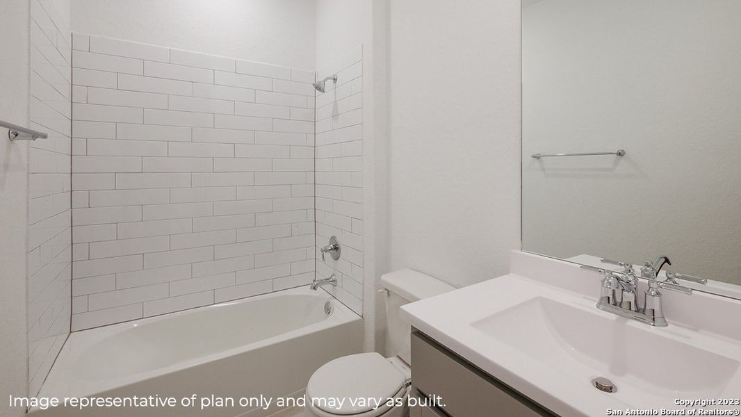 Furnished interior view inside a new home in Riverstone at Westpointe, San Antonio (Image 5).