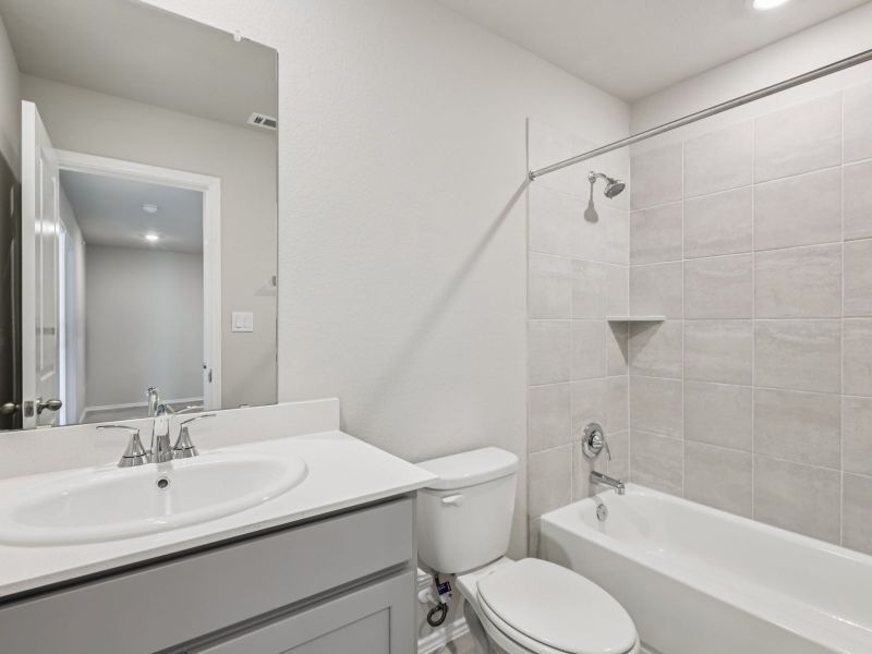 Furnished interior view inside a new home in Waterstone Village, Kyle (Image 5).