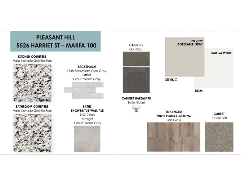 Sample of building materials used in homes in Pleasant Hill, Bryan (Image 4). Sample of building materials used in homes in Pleasant Hill, Bryan (Image 4).