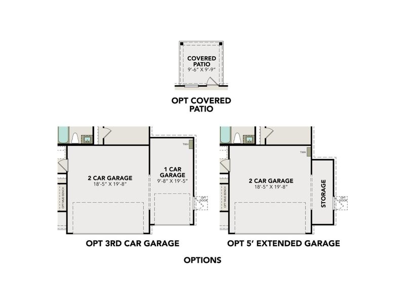 2D floor plan layout for the The Frio F by Davidson Homes LLC in Liberty Estates, Cleveland, TX (Image 4).