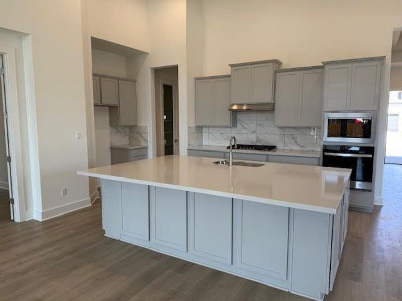 Furnished interior view inside a new home in 6 Creeks, Kyle (Image 7). Furnished interior view inside a new home in 6 Creeks, Kyle (Image 7).