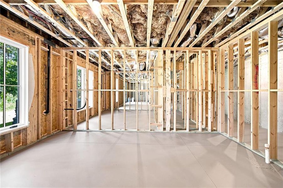 In-progress construction of a new home in , Milton, GA (Image 69).