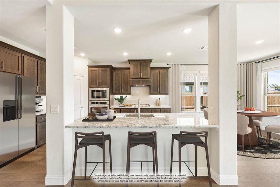 Furnished interior view inside a new home in Liberty, Melissa (Image 15).