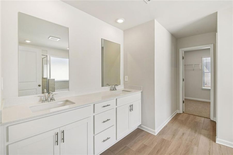 Furnished interior view inside a new home in Creekside at Oxford Park, Fairburn (Image 15). Furnished interior view inside a new home in Creekside at Oxford Park, Fairburn (Image 15).