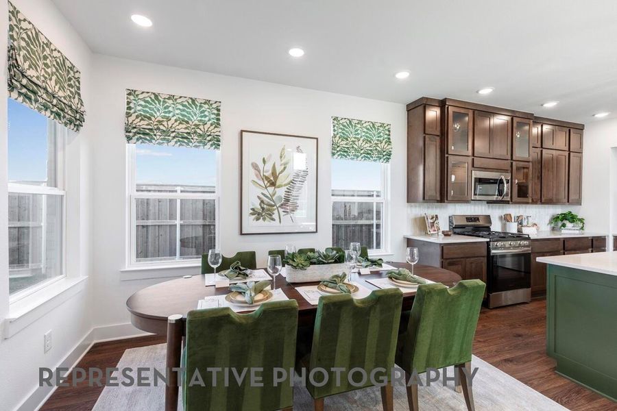 Furnished interior view inside a new home in Indigo, Richmond (Image 12).