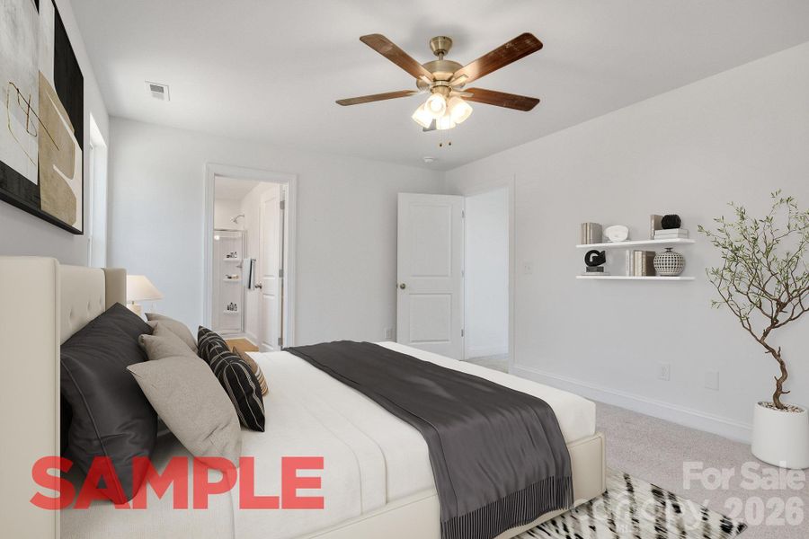 Furnished interior view inside a new home in , Kannapolis (Image 18).