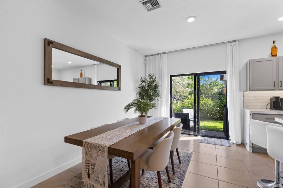 Furnished interior view inside a new home in , Pompano Beach (Image 6).