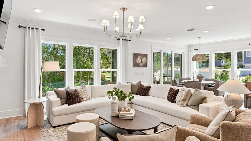 Representative furnished interior of a home built from the Vanderbilt by Pulte Homes in Fishers Wood, Columbia (Image 8).