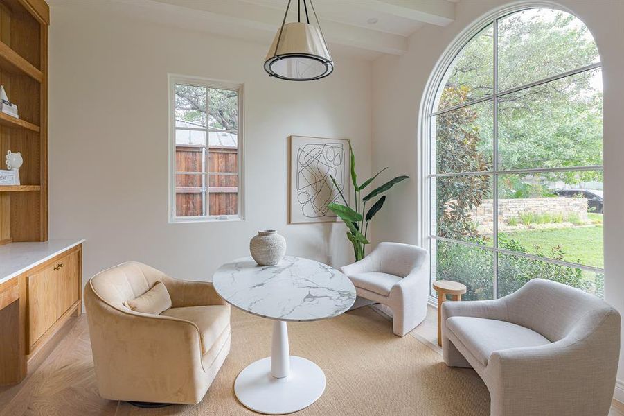 Furnished interior view inside a new home in , Dallas (Image 7).