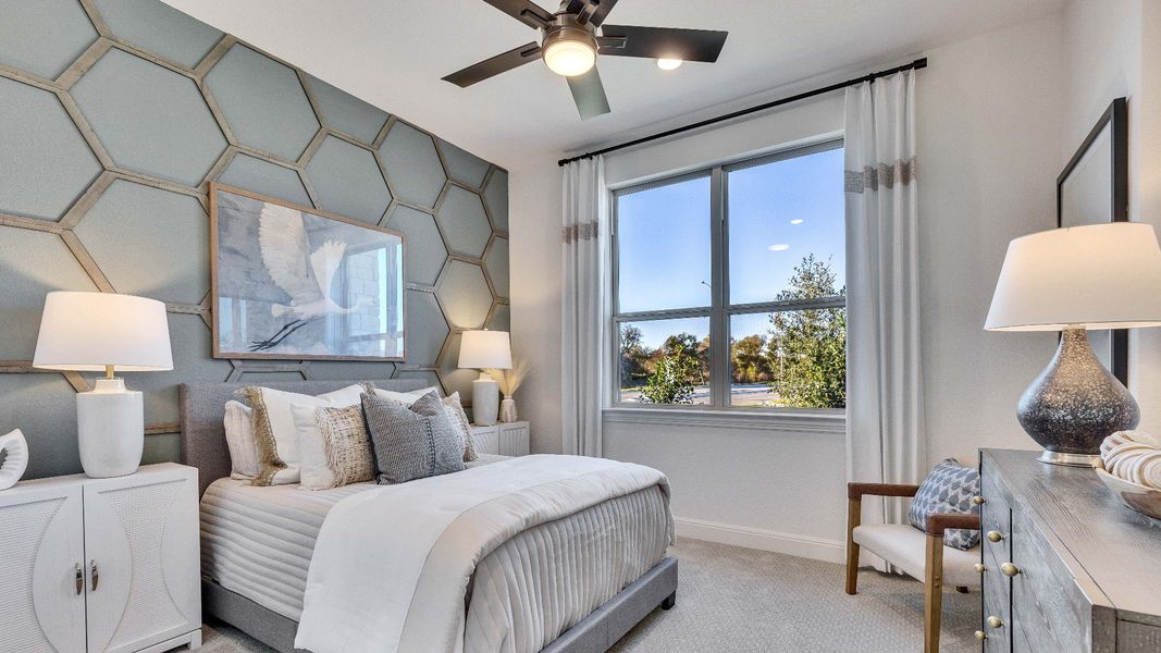 Furnished interior view inside a new home in Creeks Crossing, Elgin (Image 18).
