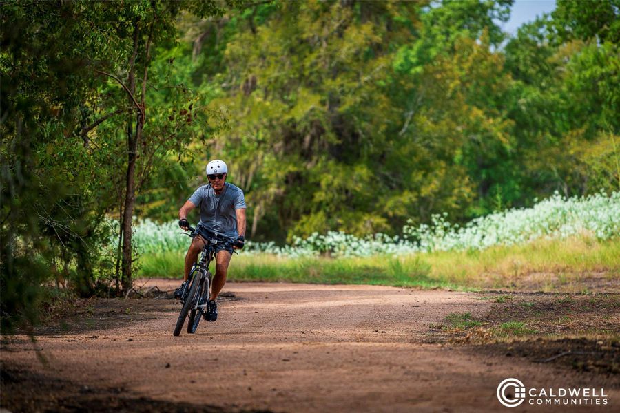 Biking Trails in the Chamber Creek community. Biking Trails in the Chamber Creek community.