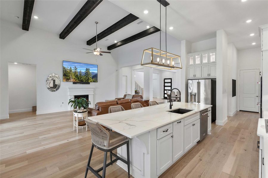 Furnished interior view inside a new home in , Conroe (Image 8). Furnished interior view inside a new home in , Conroe (Image 8).