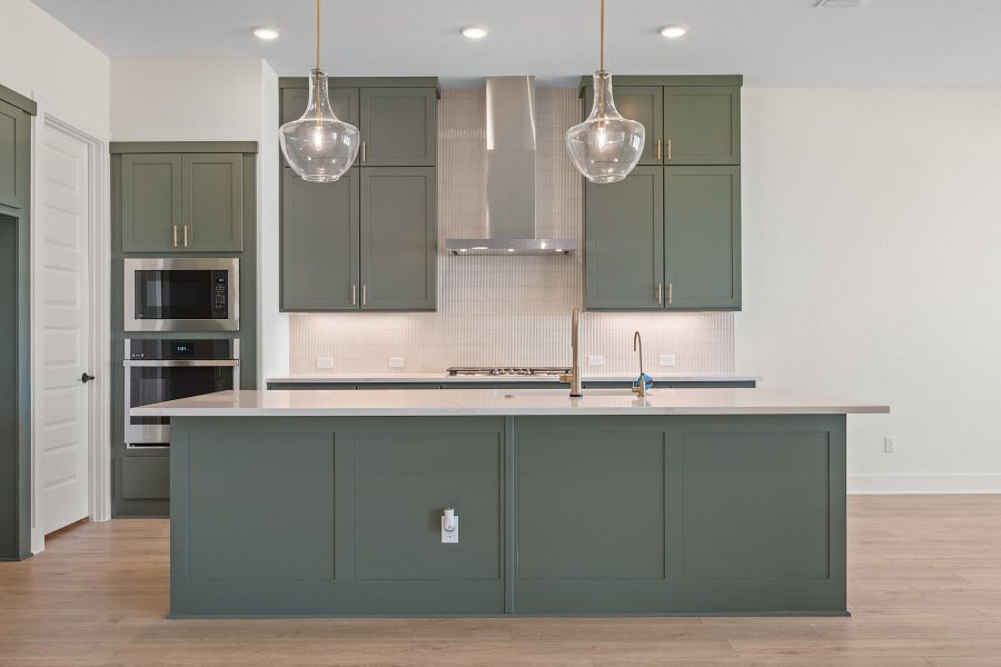 Furnished interior view inside a new home in Lariat, Liberty Hill (Image 11).