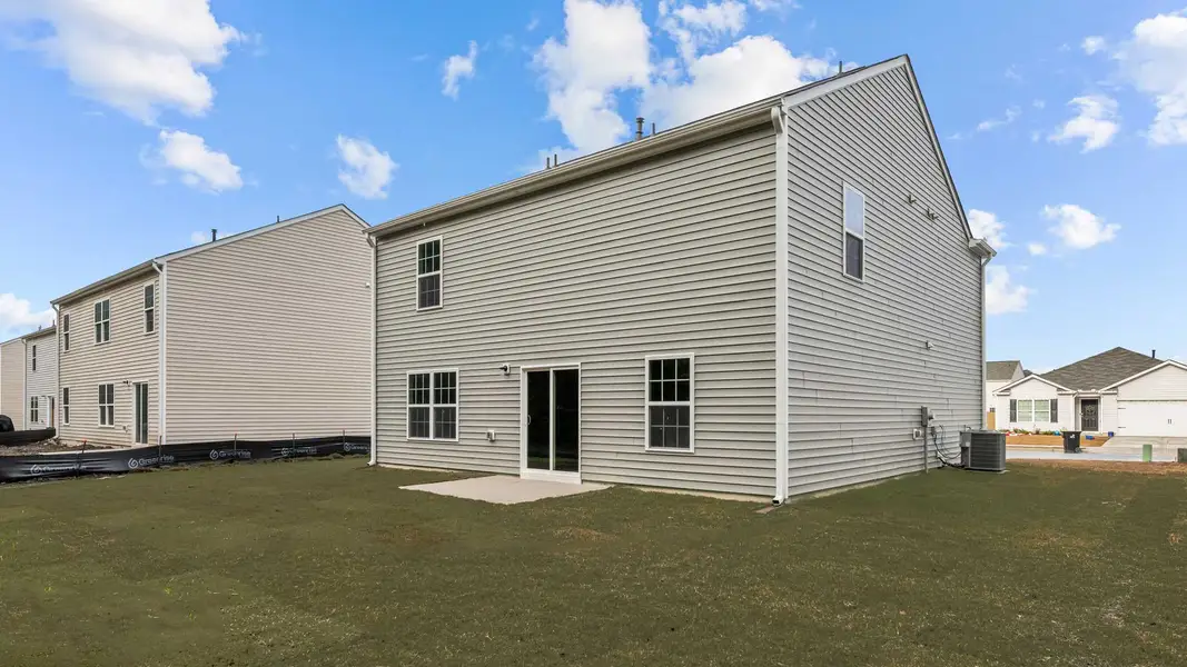 Exterior details and patio area of a home in Blair Ridge, La Grange (Image 3).