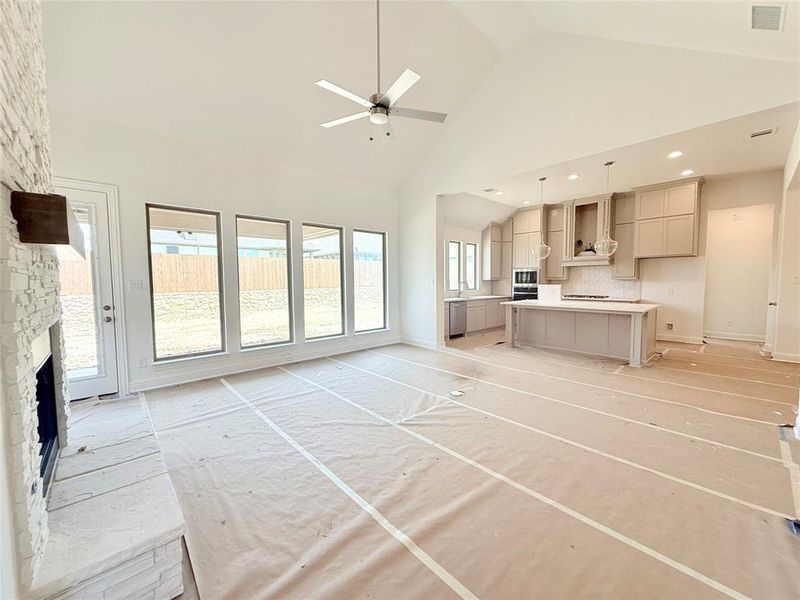 In-progress construction of a new home in , Burleson, TX (Image 15).