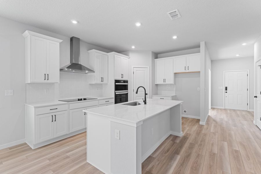 Lot 530 Chef's Kitchen with Island at NorthShore