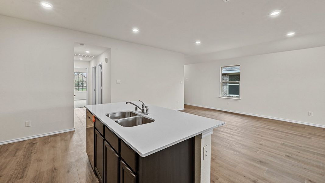 Furnished interior view inside a new home in Stonewyck Farms, Ennis (Image 8).