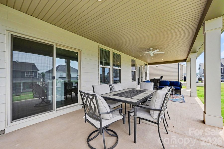 Exterior details and patio area of a home in , York (Image 25).