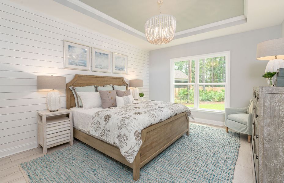 Furnished interior view inside a new home in Midpoint at New Riverside, Bluffton (Image 13).