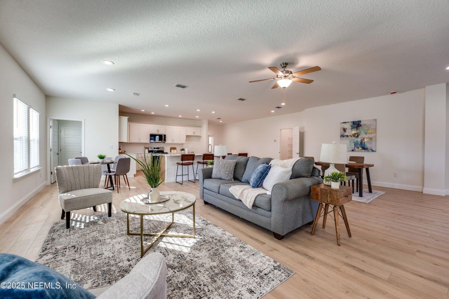 Furnished interior view inside a new home in , Jacksonville (Image 28).