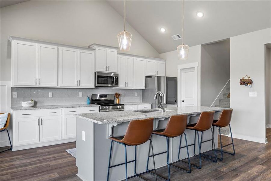 Furnished interior view inside a new home in Traditions of Braselton, Jefferson (Image 35). Furnished interior view inside a new home in Traditions of Braselton, Jefferson (Image 35).