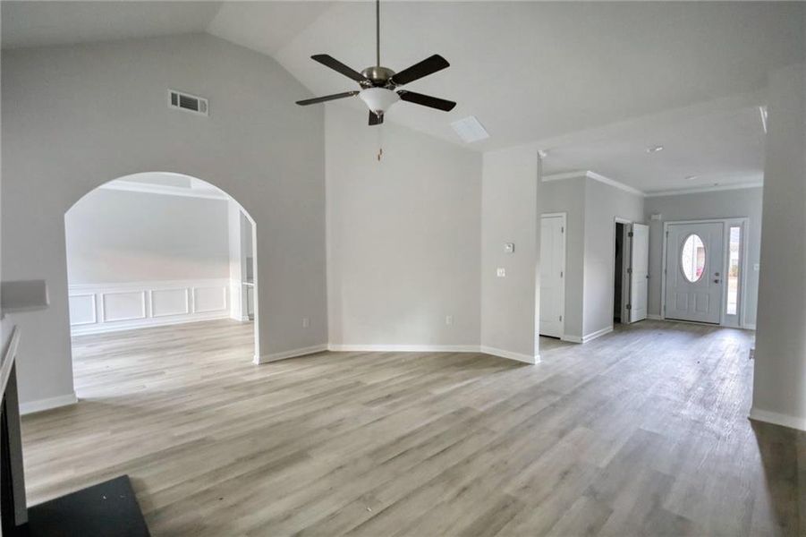 Spacious, unfurnished interior of a new home in , Social Circle (Image 18).