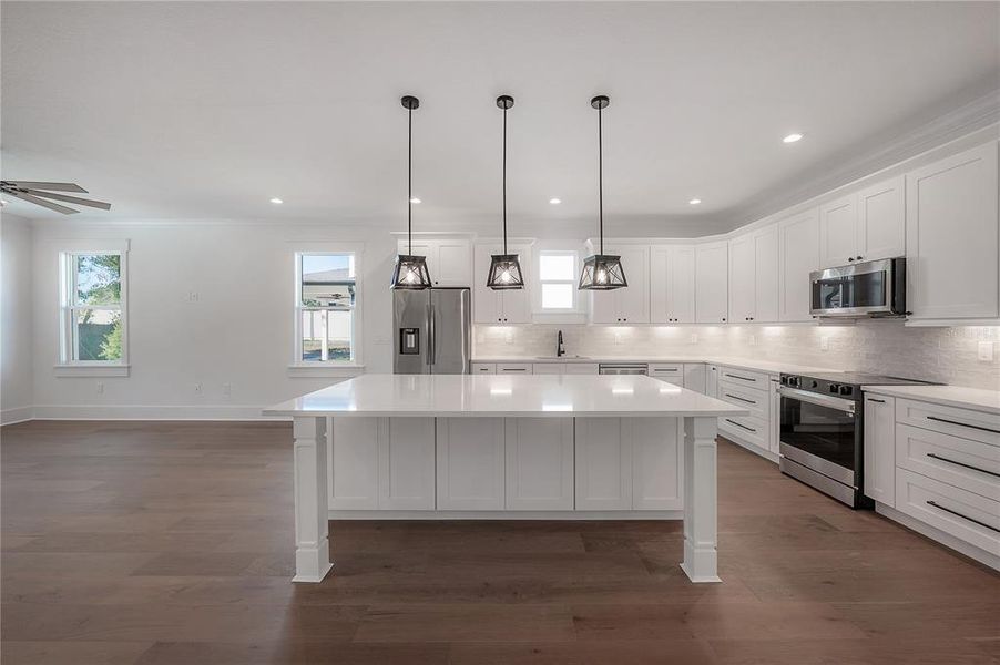 Furnished interior view inside a new home in , Tampa (Image 18). Furnished interior view inside a new home in , Tampa (Image 18).