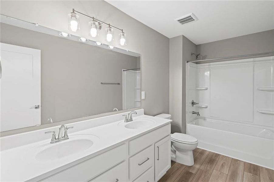 Furnished interior view inside a new home in Twin Lakes, Hoschton (Image 10).