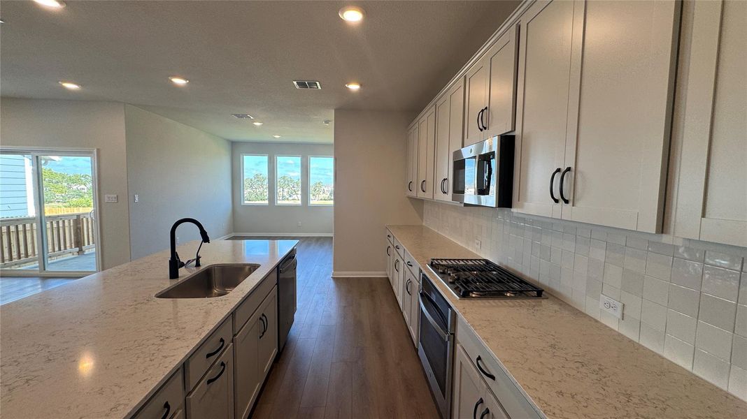 Furnished interior view inside a new home in Cannon Ranch 45s, Dripping Springs (Image 15). Furnished interior view inside a new home in Cannon Ranch 45s, Dripping Springs (Image 15).