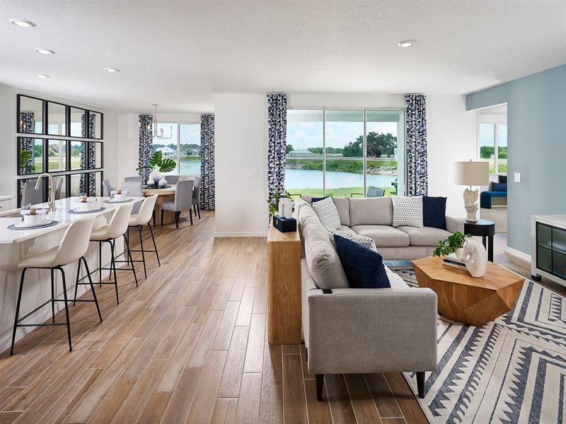 Furnished interior view inside a new home in Pine Ridge Meadows, Hudson (Image 31).