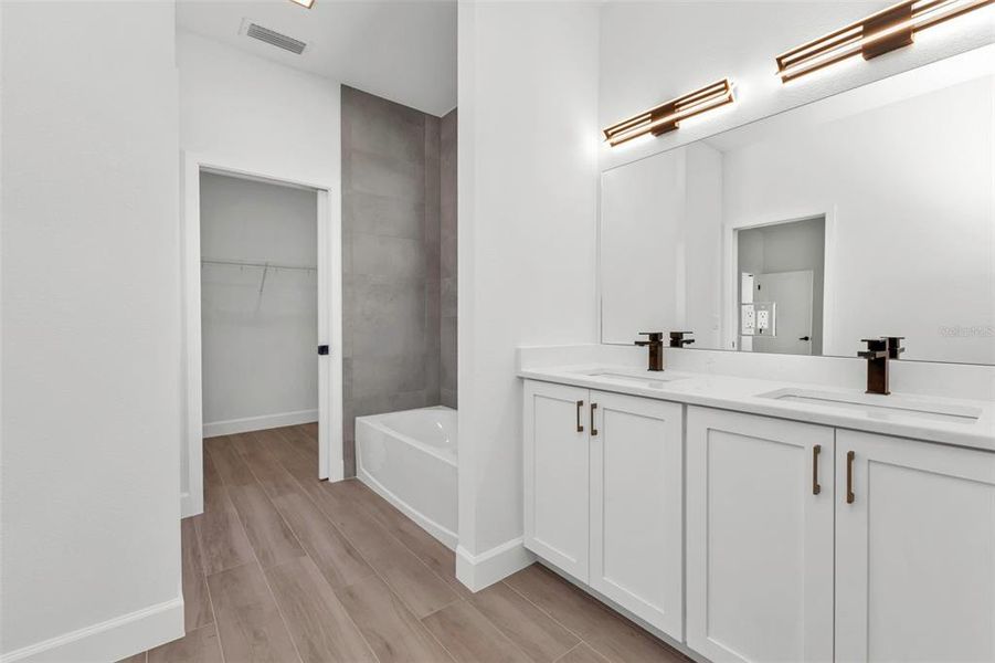 Furnished interior view inside a new home in , Port Charlotte (Image 15). Furnished interior view inside a new home in , Port Charlotte (Image 15).