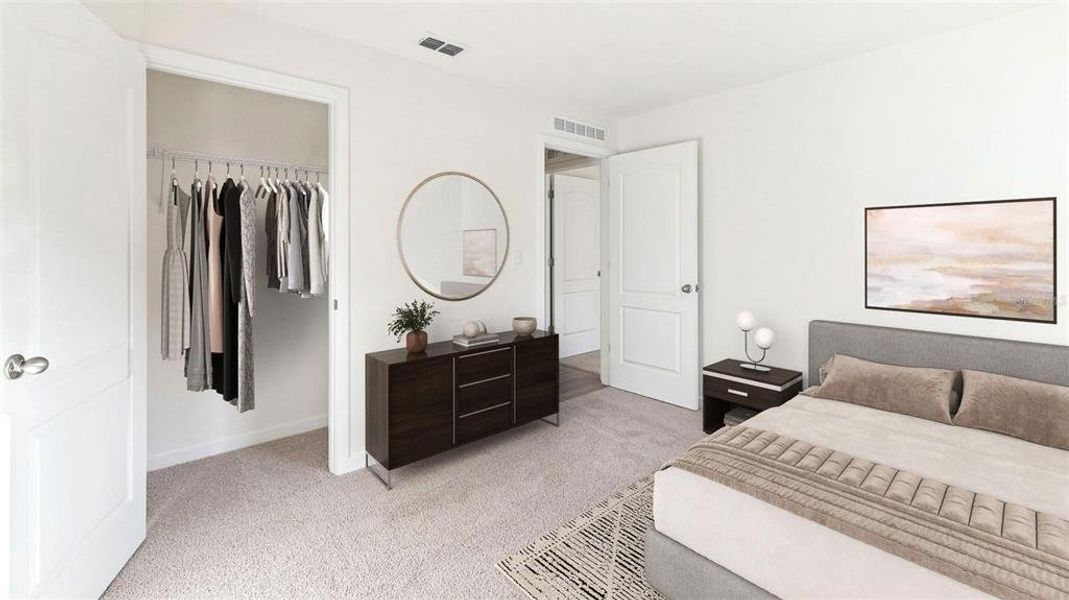 Furnished interior view inside a new home in , Ormond Beach (Image 8). Furnished interior view inside a new home in , Ormond Beach (Image 8).