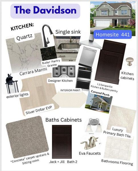 Sample of building materials used in homes in Oakley Pointe, Moncks Corner (Image 44).