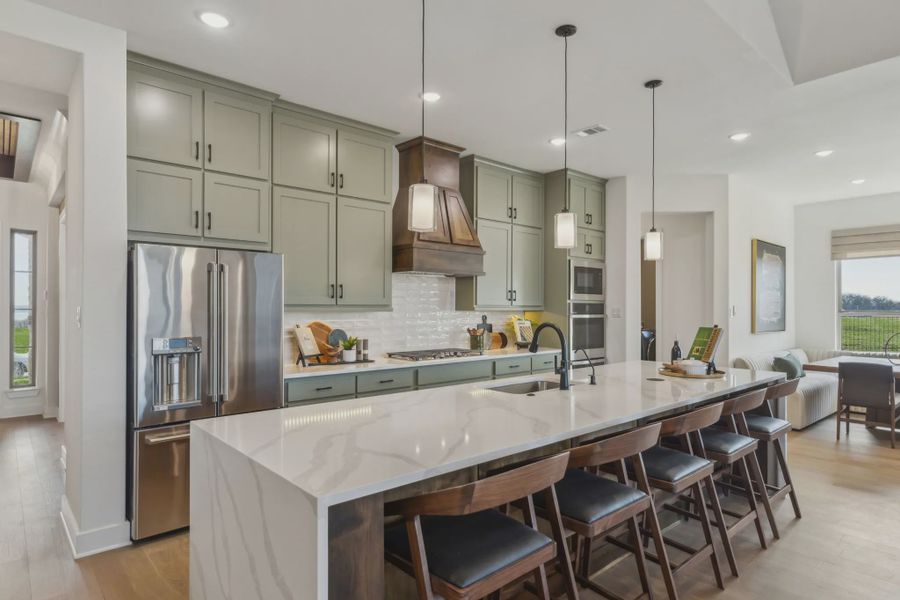 Representative furnished interior of a home built from the Winchester by Chesmar Homes in Lakeview Heights, Azle (Image 3).