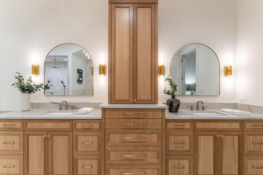 Close-up of interior finishes inside a home in , Dallas (Image 30).