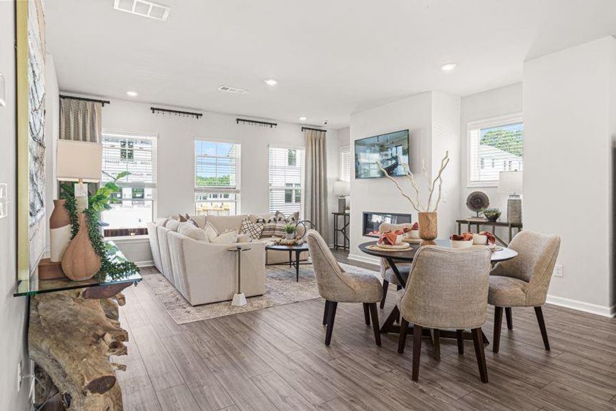 Furnished interior view inside a new home in Rosewood Farm, Lawrenceville (Image 21).