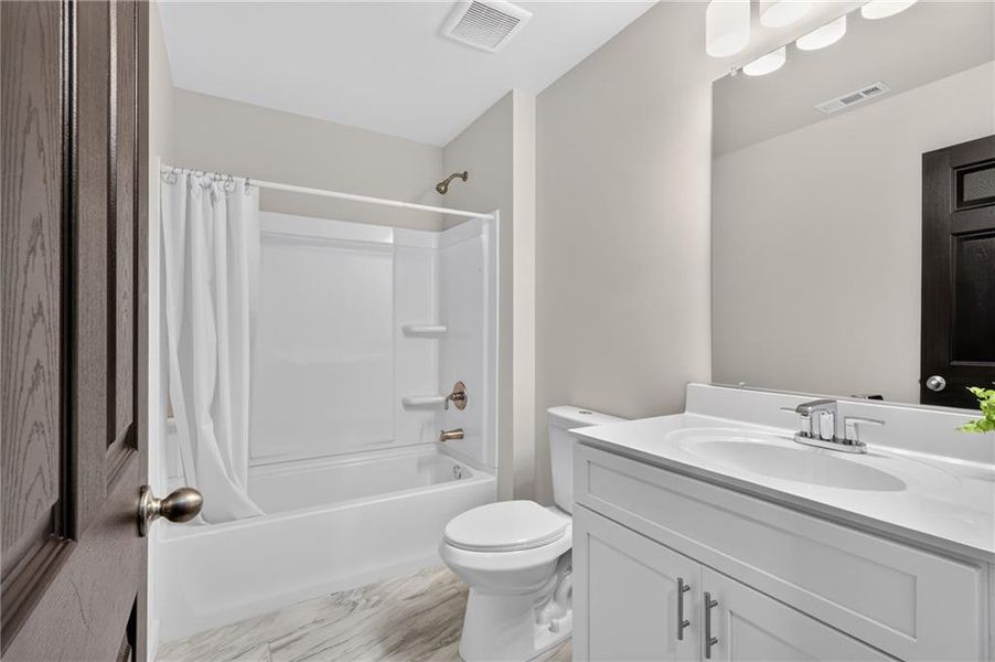 Furnished interior view inside a new home in , Lithonia (Image 14).