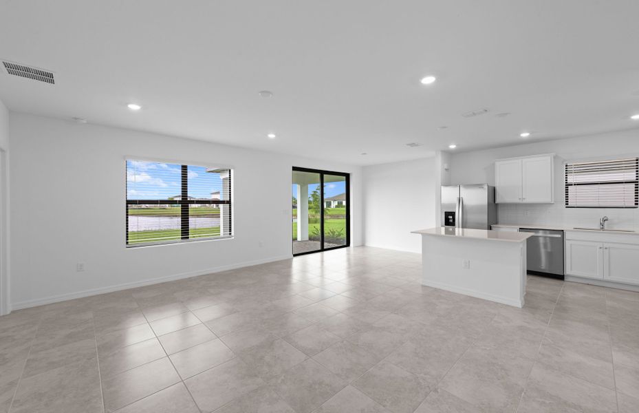 Enjoy natural lighting in the gathering room Enjoy natural lighting in the gathering room