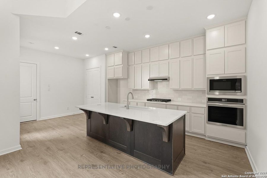 Furnished interior view inside a new home in Davis Ranch: 45ft. lots, San Antonio (Image 6).