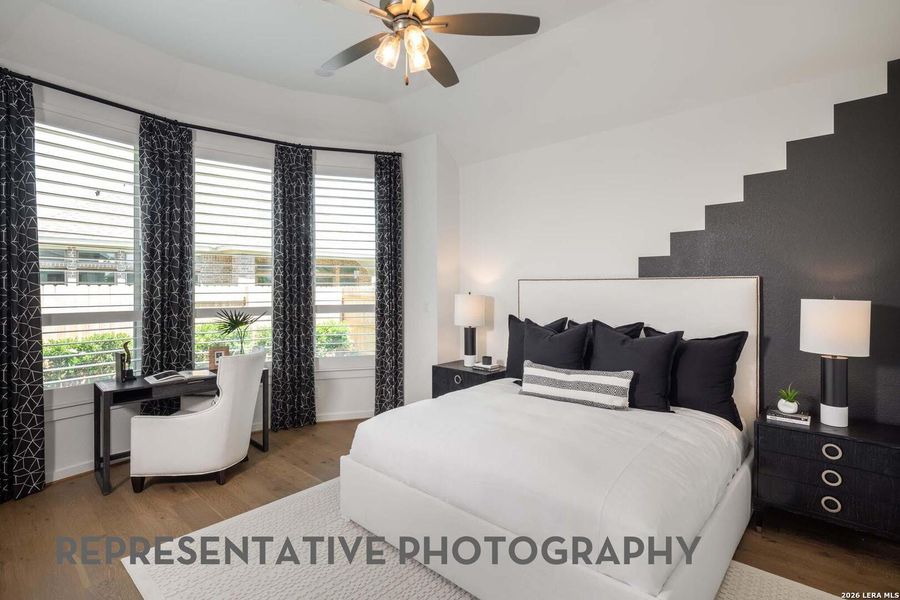 Furnished interior view inside a new home in The Ranches at Creekside, Boerne (Image 29).