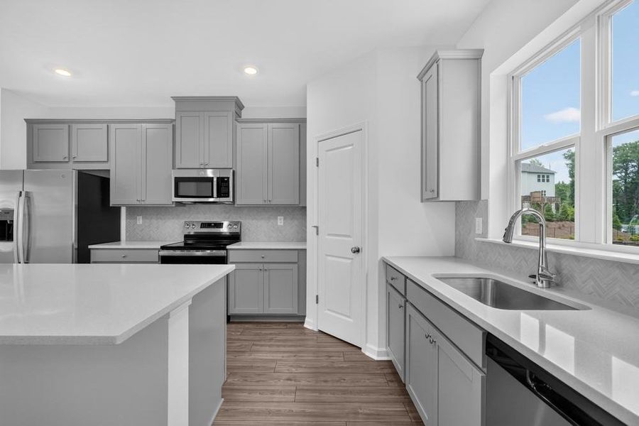 Furnished interior view inside a new home in Somerset at Veterans Memorial, Mableton (Image 10).
