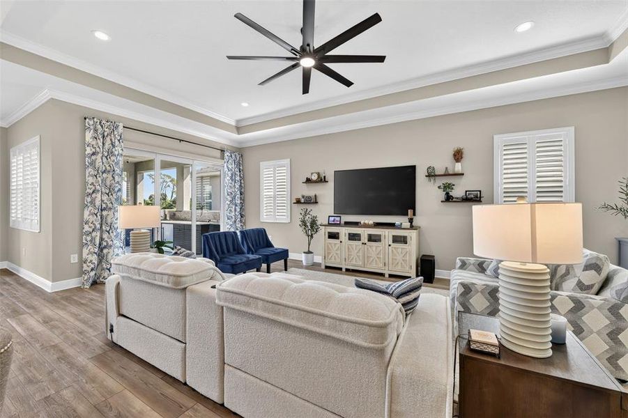 Furnished interior view inside a new home in , Sarasota (Image 21).