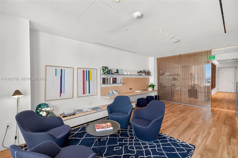 Furnished interior view inside a new home in , Miami (Image 8).
