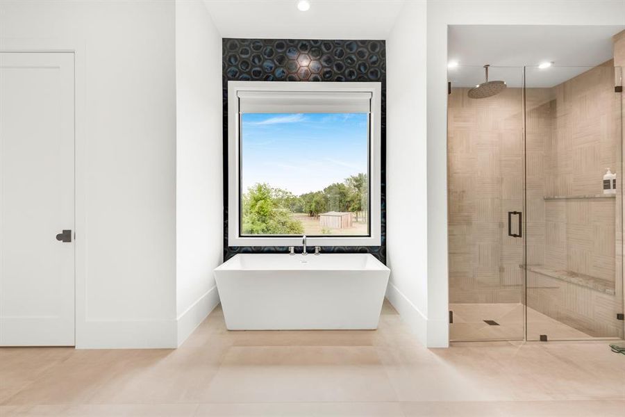 Furnished interior view inside a new home in , Flower Mound (Image 6).