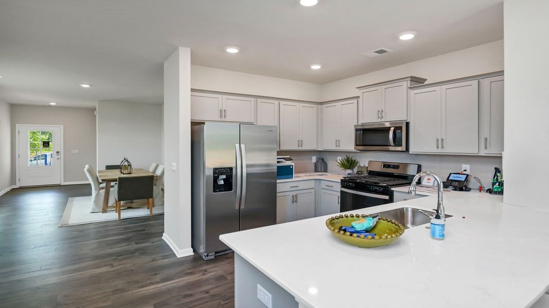 Representative furnished interior of a home built from the ALLEX by D.R. Horton in Leatherstone, Blythewood (Image 15).