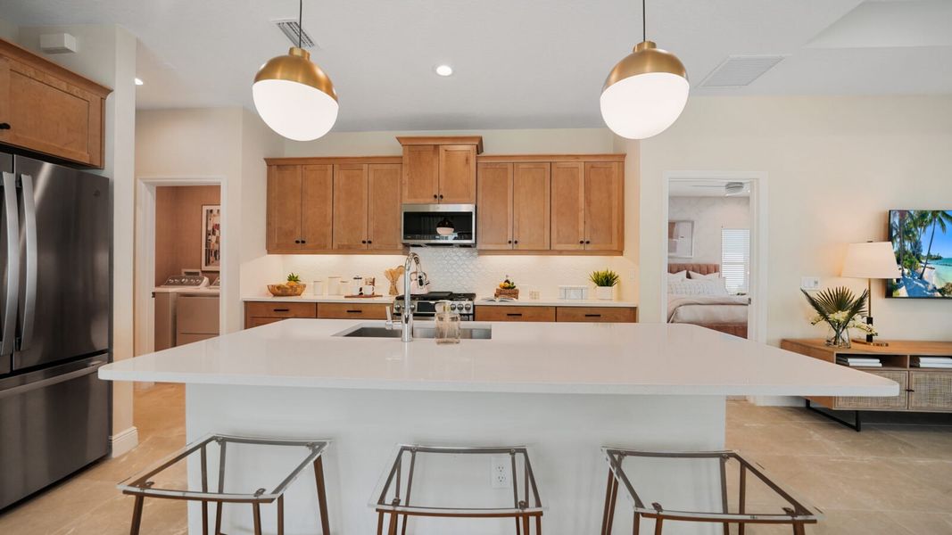 Representative furnished interior of a home built from the Heritage 2 by Neal Communities in Wildleaf, Parrish (Image 11).