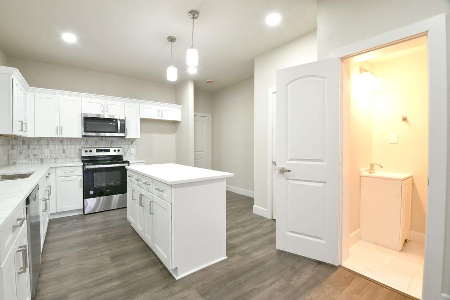 Furnished interior view inside a new home in , Houston (Image 8).