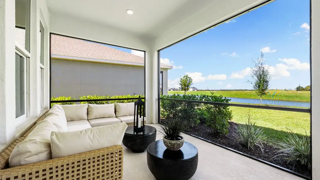 Representative exterior details of a home built from the Bahama by Taylor Morrison in Firethorn, Parrish (Image 3).