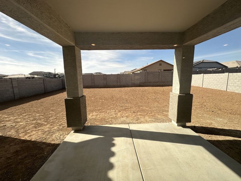 Lot 339 | Backyard | Mazatal | Sunrise - Peak Series | Surprise, AZ | Landsea Homes