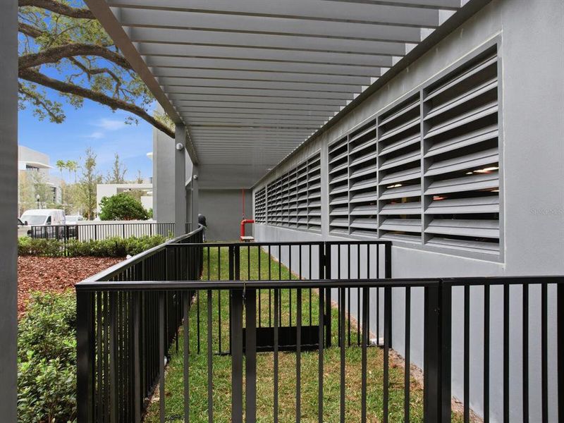 Exterior details and patio area of a home in , Tampa (Image 31).